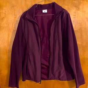 Women’s burgundy/purple Columbia fleece